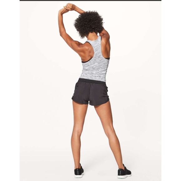 Lululemon Our Sport Tiger Space Dye White Gray Racerback Gorp Gym Workout W1AWFS - Picture 2 of 9